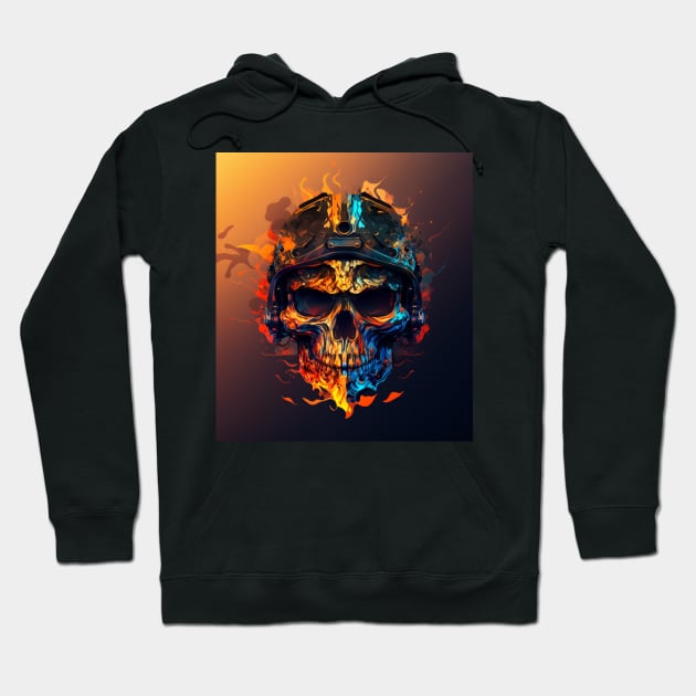 Scull soldier Hoodie by presstex.ua@gmail.com